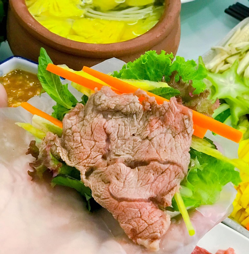 Bò nhúng dấm