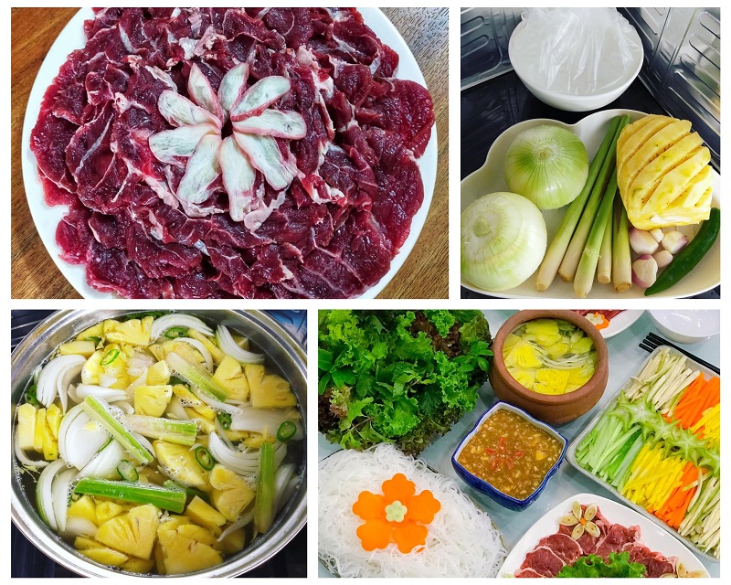 Cách làm bò nhúng dấm ngon
