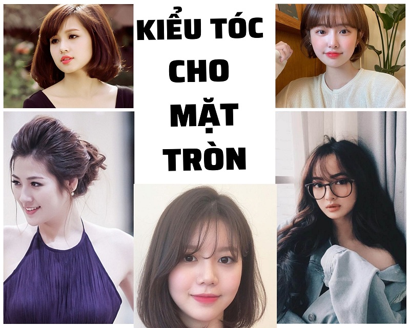 Kiểu tóc cho mặt tròn